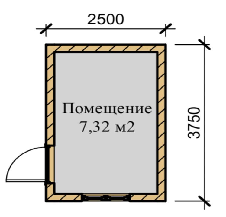 Бытовка 7,32м2